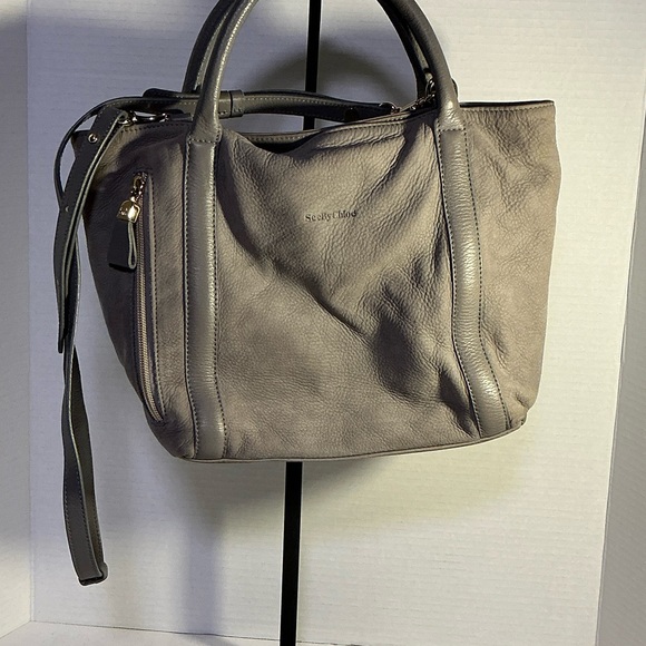 See By Chloe Elegant Gray Tote - Picture 1 of 12